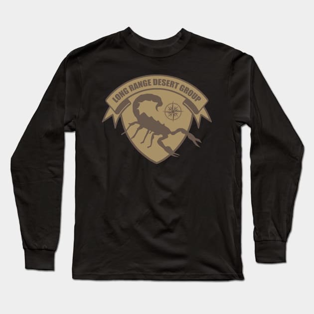 WW2 British Special Forces - Long Range Desert Group LRDG Long Sleeve T-Shirt by chomacker99